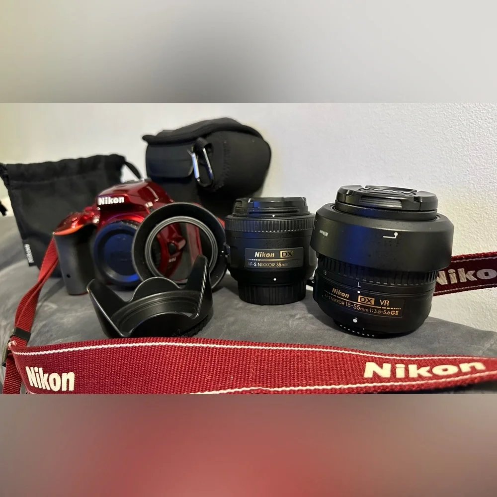 Nikon d5500 barely